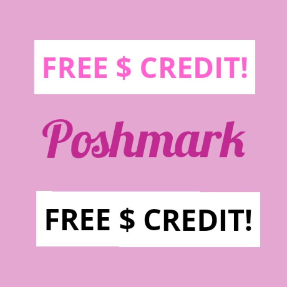 FREE $ CREDIT! For 1st Ppl to Sign Up New Poshmark Website!